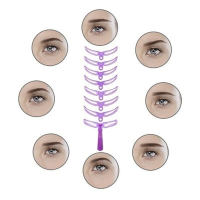 Kit de 8 Plantillas para Cejas - Guía de Forma Perfecta - Image 4