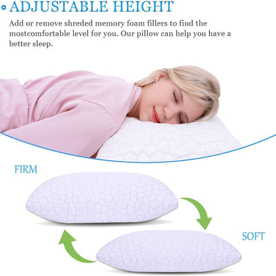 Almohada Refrescante de Gel con Espuma Viscoelástica y Tela Ice Silk - Image 5