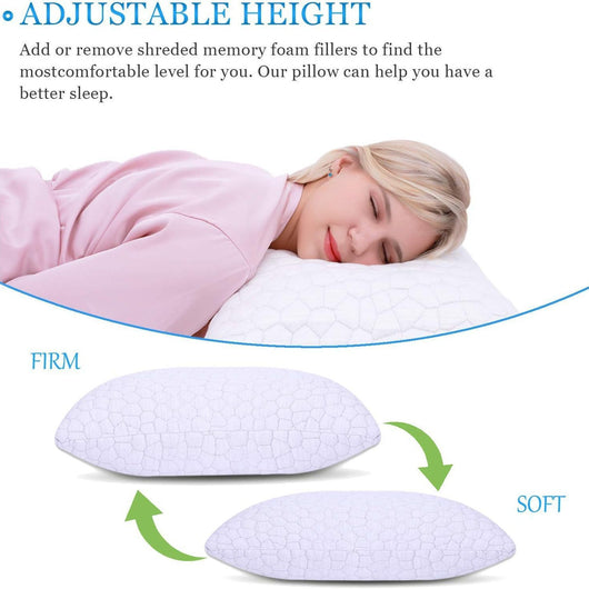Almohada Refrescante de Gel con Espuma Viscoelástica y Tela Ice Silk - Image 5