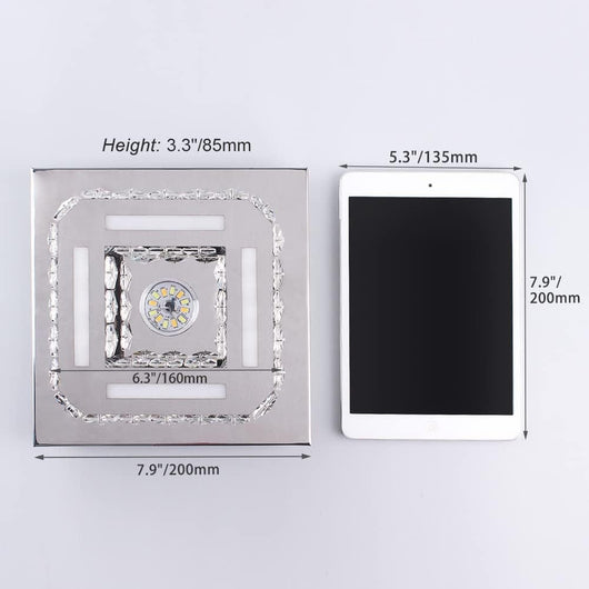 Lámpara de Techo LED Minimalista con Cristal - Image 8