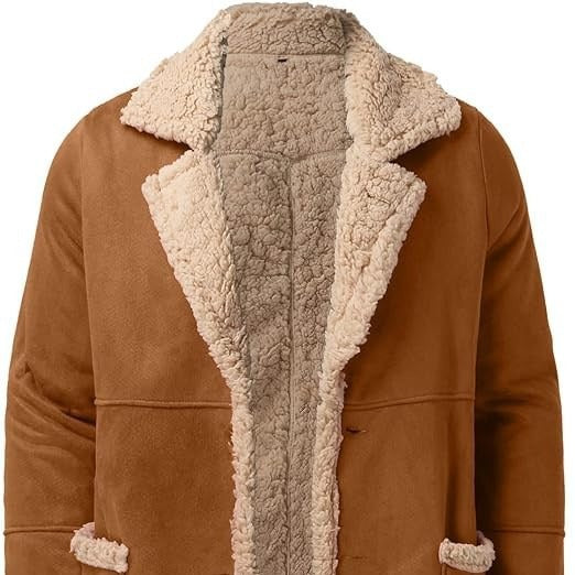 Chaqueta Acolchada para Hombre con Forro de Lana y Pelaje Integrado - Image 5