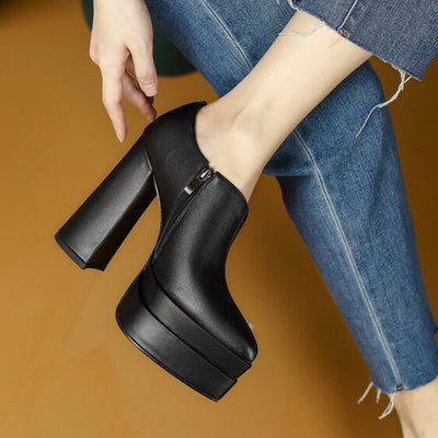 Tacones Altos Puntiagudos con Escote Profundo para Mujer - Image 5