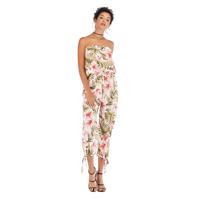 Jumpsuit Casual de Chifón Estampado para Mujer - Diseño Elegante y Cómodo - Image 3
