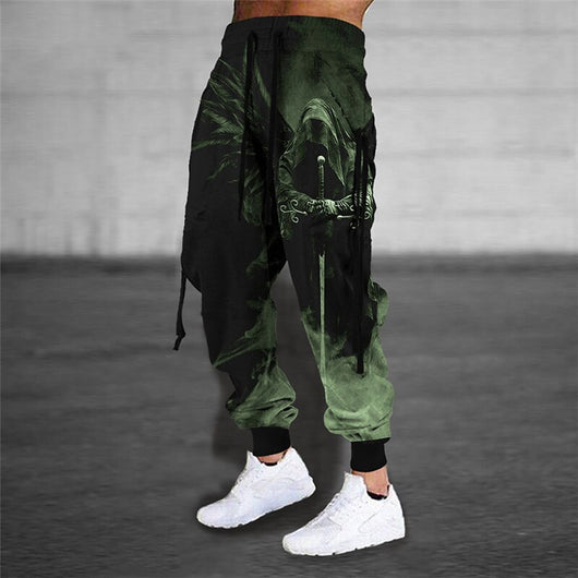 Pantalones Harem Deportivos con Cintura Elástica y Estampado Animal 3D - Image 18