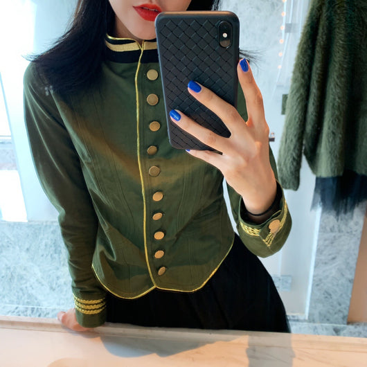 Chaqueta Camisa Vintage Estilo Romano - Image 10