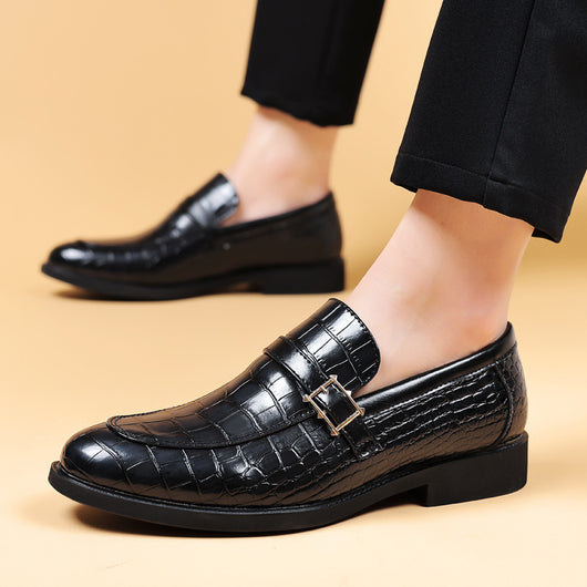 Zapatos de Cuero para Hombre con Patrón Cocodrilo - Estilo Ejecutivo - Image 3