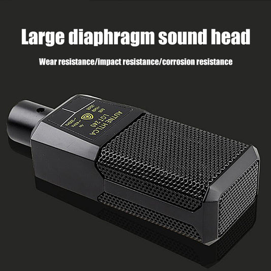 Kit Profesional de Micrófono Condensador con Tarjeta de Sonido