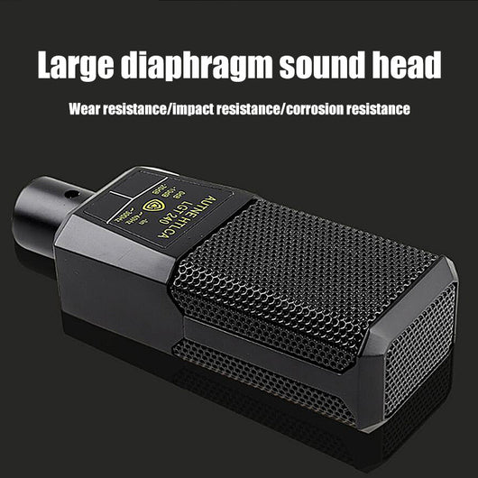 Kit Profesional de Micrófono Condensador con Tarjeta de Sonido