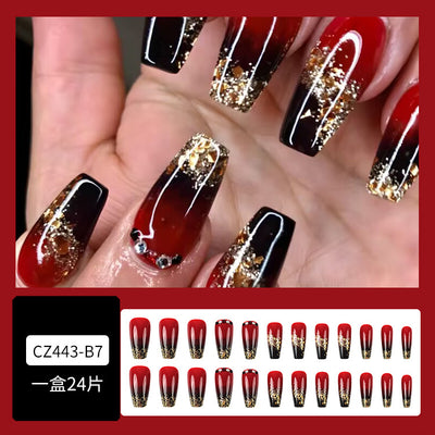 Uñas Postizas de Diamante Resistente - Diseño Europeo Premium - Image 46