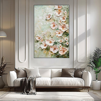 Cuadro Abstracto Flores 3D Texturizado - Arte Moderno Decorativo para Pared - Image 7