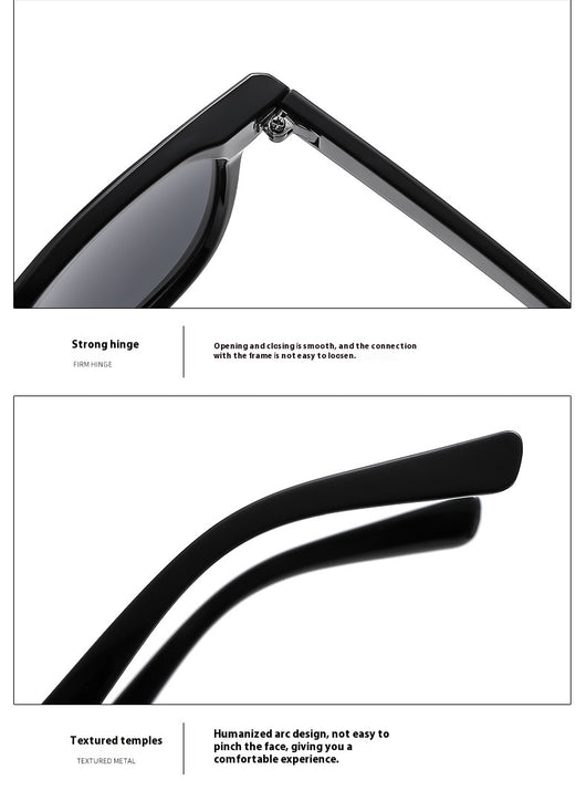 Brown square-frame sunglasses with brown lenses, suitable for sun protection and fashion wear. - Image 19