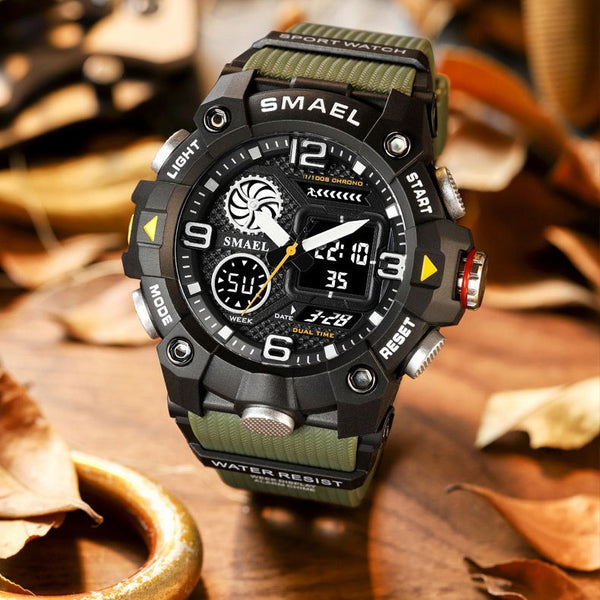 Reloj Deportivo Multifuncional Luminoso Resistente al Agua