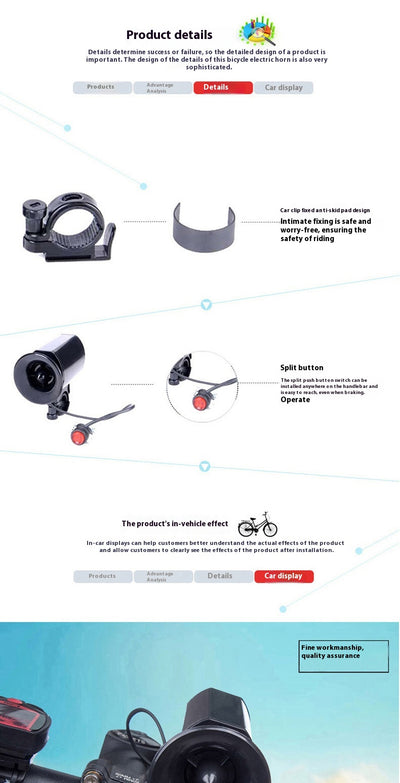 Timbre Electrónico Ultrasónico para Bicicleta - Image 8
