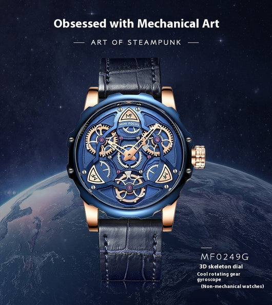 Reloj Casual para Hombre con Correa Hueca - Image 9