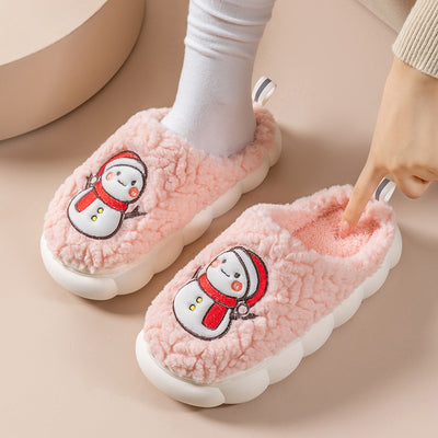 Pantuflas Snowman Térmicas para Pareja - Cómodas, Antideslizantes y Abrigadas - Image 5
