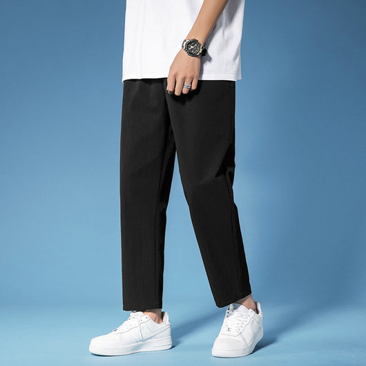 Pantalones Casuales de Color Sólido para Hombre - Image 5