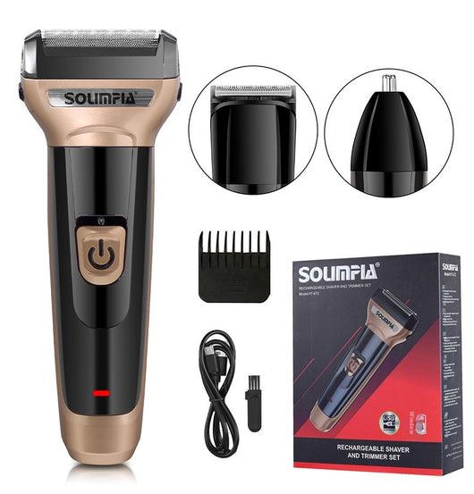 Afeitadora Eléctrica 3 en 1 Recíproca con Cortapelo Integrado - Image 19