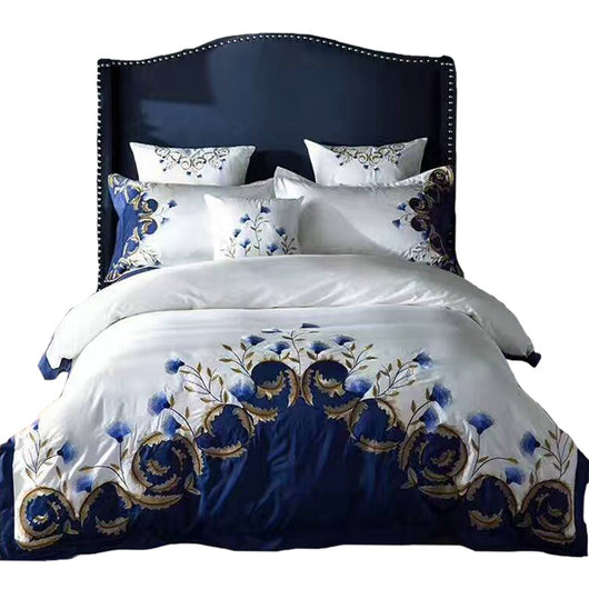Juego de Cama Estampado Flores Años 60 - Funda Nórdica 4 Piezas Algodón - Image 5