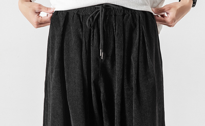 Pantalones Harem de Pana Suelta Talla Grande para Hombre - Image 23