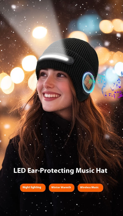 Gorro Tejido con Iluminación LED para Correr de Noche - Image 11