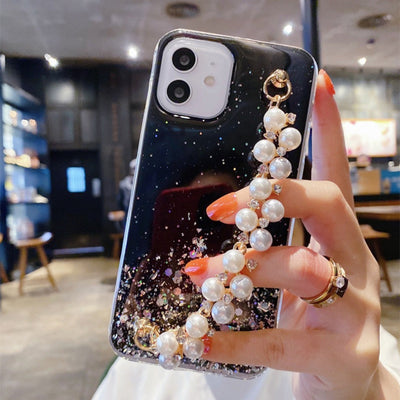 Funda Celular Efecto Cielo Estrellado con Baño de Oro - Image 5