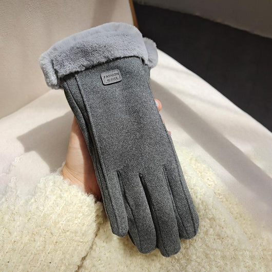 Guantes de Equitación Gamuza con Forro Polar Acolchado - Image 4