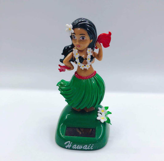 Adorno Colgante Solar Chica Hawaiana para Auto