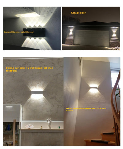 Lámpara LED Exterior Doble Cabezal Ultra Brillante Impermeable - Image 16