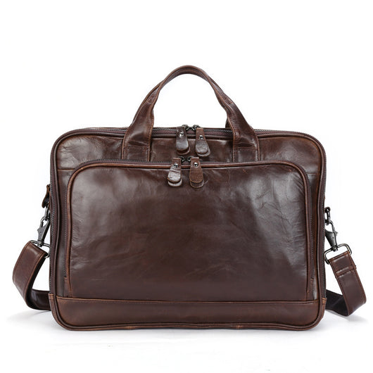 Maletín Ejecutivo de Cuero Engrasado para Hombre - Image 5