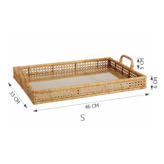 Caja de Almacenamiento Ratán para Mesita de Té - Organizador de Escritorio - Image 7