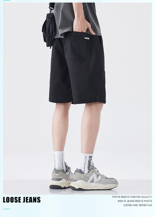 Pantalones Cortos de Trabajo Estilo Retro American para Hombre - Algodón Ice Silk Fresco - Image 27