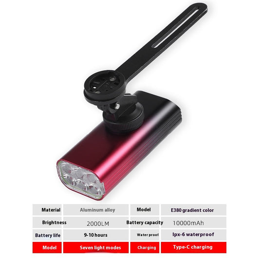 Faro Delantero USB Recargable para Bicicleta - Kit Completo de Iluminación - Image 25