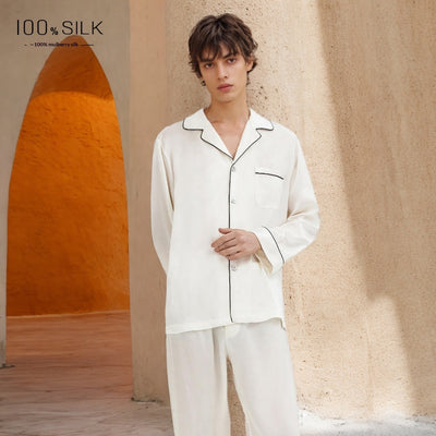 Pijamas de Seda Pesada Mumi para Hombre - Image 16