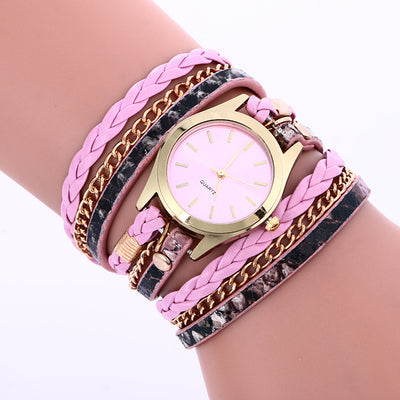 Reloj Pulsera Mujer Multifunción con Esfera Ondulada y Movimiento de Cuarzo - Image 14