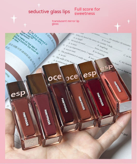Base de Maquillaje Espejo Dorado con Lacquer Labial Duradero e Hidratante - Image 20