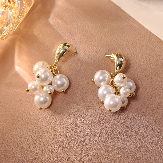 Aretes de Racimo de Perla Elegancia Premium - Image 10