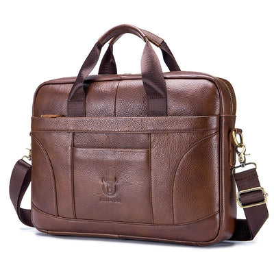 Maletín Ejecutivo de Cuero Genuino Gran Capacidad para Hombre - Image 7