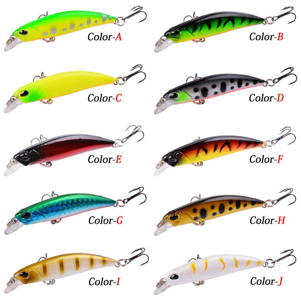Señuelo de Hundimiento Lento 6.8cm para Pesca de Bagres de Agua Dulce