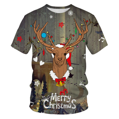 Playera Navideña Personalizada para Hombre con Impresión 3D Digital - Image 21
