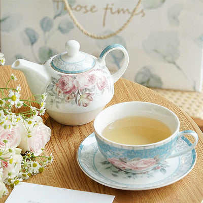 Juego de Tetera Cerámica Británica para Té Artesanal - Image 11