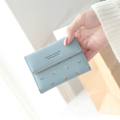 Billetera Compacta para Monedas y Tarjetas con Diseño Estampado PU - Image 3
