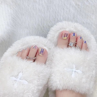 Pegatinas de Uñas Espejo Luz Lunar - Diseño Minimalista Elegante - Image 4