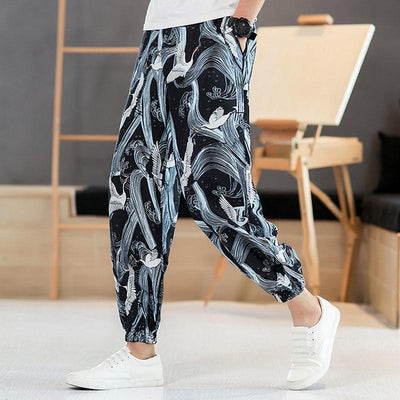 Pantalones Casuales Cómodos para Hombre Crane - Bloomers Holgados - Image 15