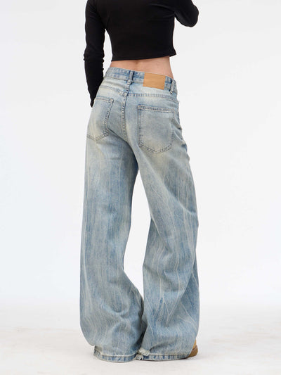 Pantalones Jeans Baggy Rotos Estilo Retro Lavado Vintage - Image 13