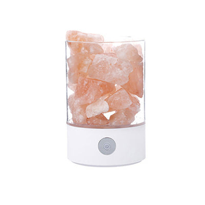 Lámpara LED de Sal del Himalaya con Luz de Cristal USB - Image 15