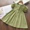 Vestido Infantil Princesa Verano con Bordado y Malla Delicada