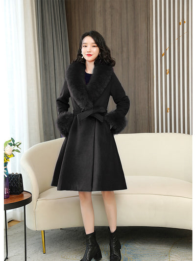 Abrigo de Lana Reversible Estilo Coreano para Mujer - Image 8