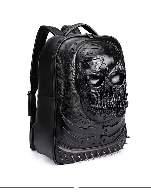 Mochila Retro de Cuero PU para Hombre - Bolsa Escolar y Laptop - Image 2