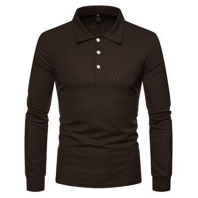 Camisa Casual de Manga Larga Slim Fit con Cuello de Color - Image 18