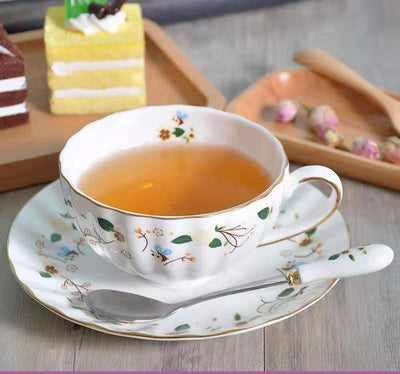 Juego de Taza Cerámica Creativa con Plato y Tetera - Image 21